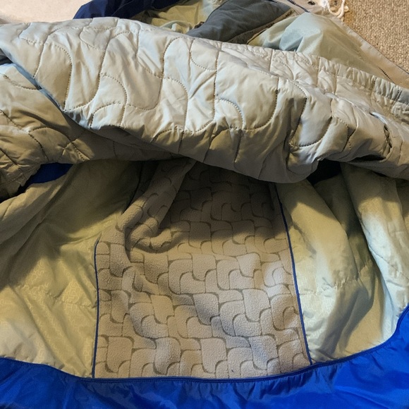 COLUMBIA XCO INTERCHANGE coat 2 layers very warm with a hood size XXL BLUE GRAY - Picture 12 of 12